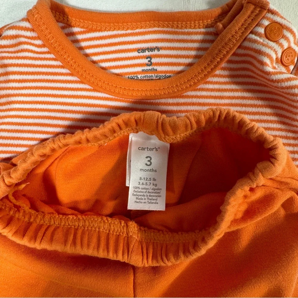 Carters 3 MonthPumpkin Halloween Outfit‎ for Kids